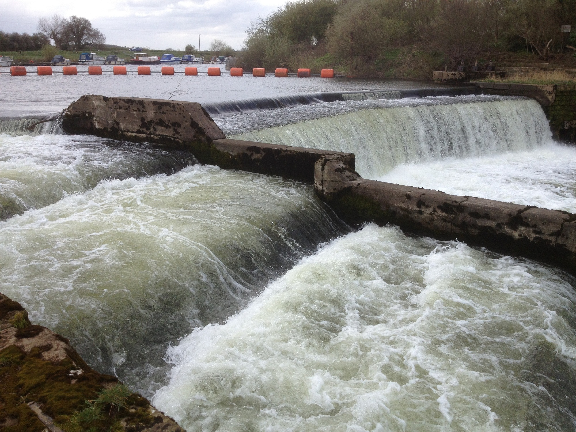 The Weir at Linton Lock