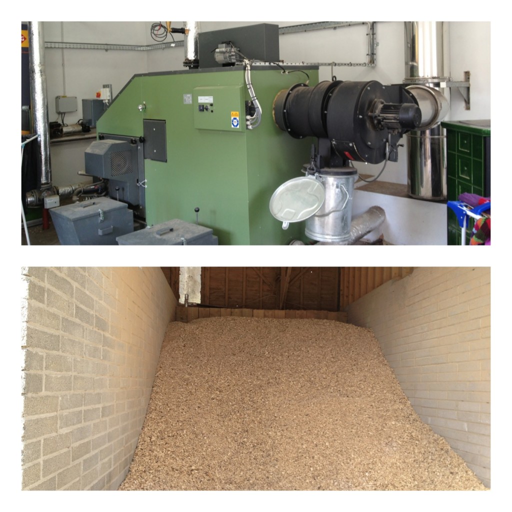 200kW Biomass Boiler fueled by locally sourced wood chip