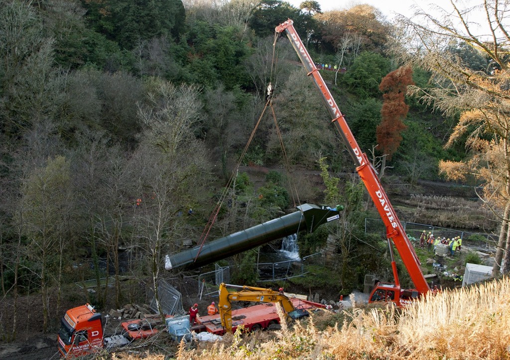 Hydropower installation and restoration of Penllergare Valley Woods 