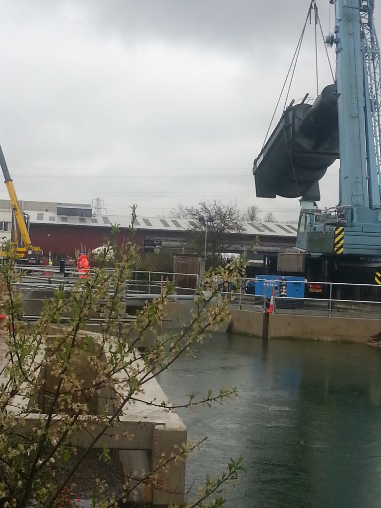 Osney Lock hydro installation