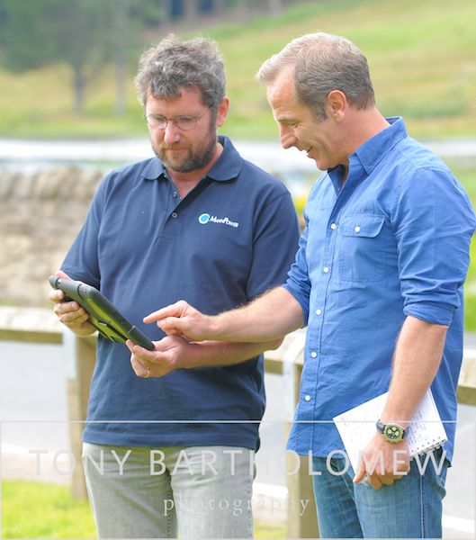 Dave Mann of Mannpower Consulting Ltd., and Robson Green