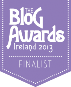 Blog Awards Ireland 2013 - we've reached the finals